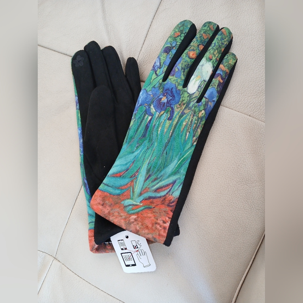 Floral Print Women's Gloves
